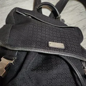 Coach | Bags | Coach Leatherware Black Monogram Backpack  display picture 3